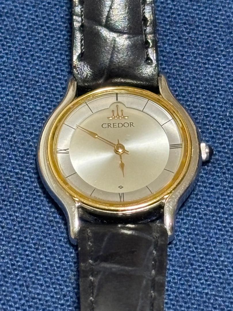 セイコークレドール18金　中古稼働品