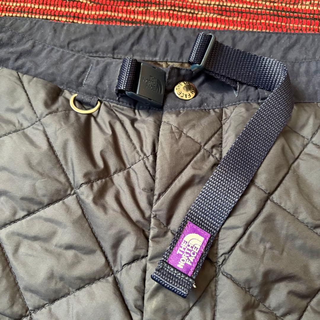 ノースフェイス パープルレーベル キルティングパンツW30 ダウンパンツ　光電子