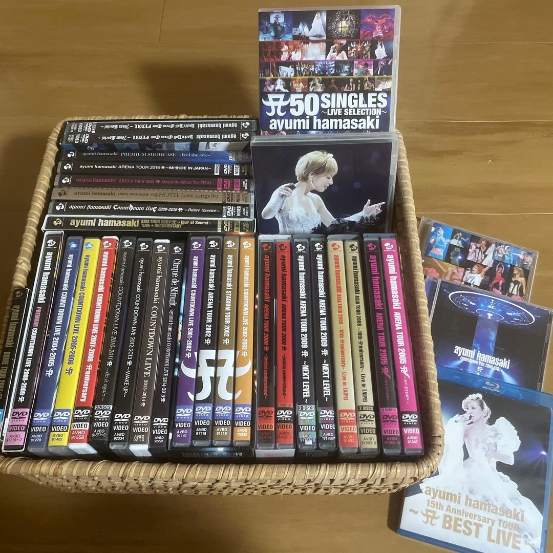ayumi hamasaki DVDまとめ売り34枚セット