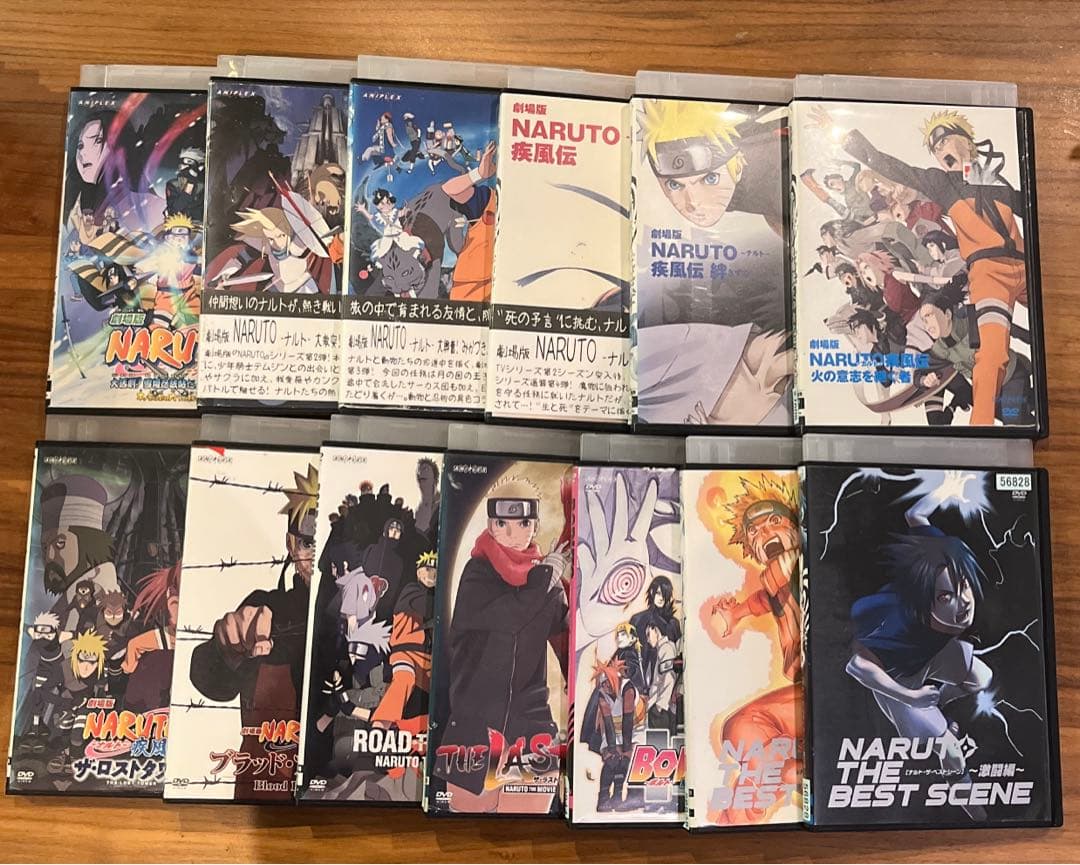 NARUTO 183枚＋劇場版 11枚　DVD 194枚　全巻セット