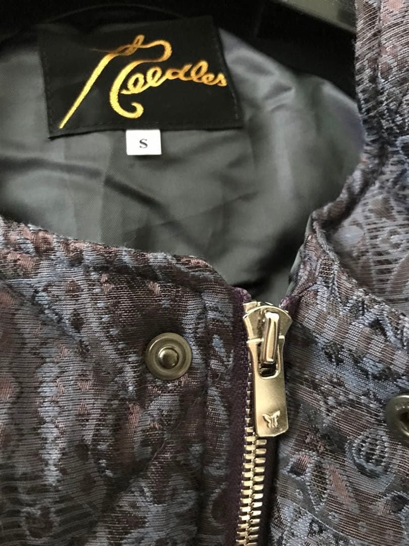 ニードルス　S ブルゾン　needles ペイズリー　総柄　ダウンジャケット