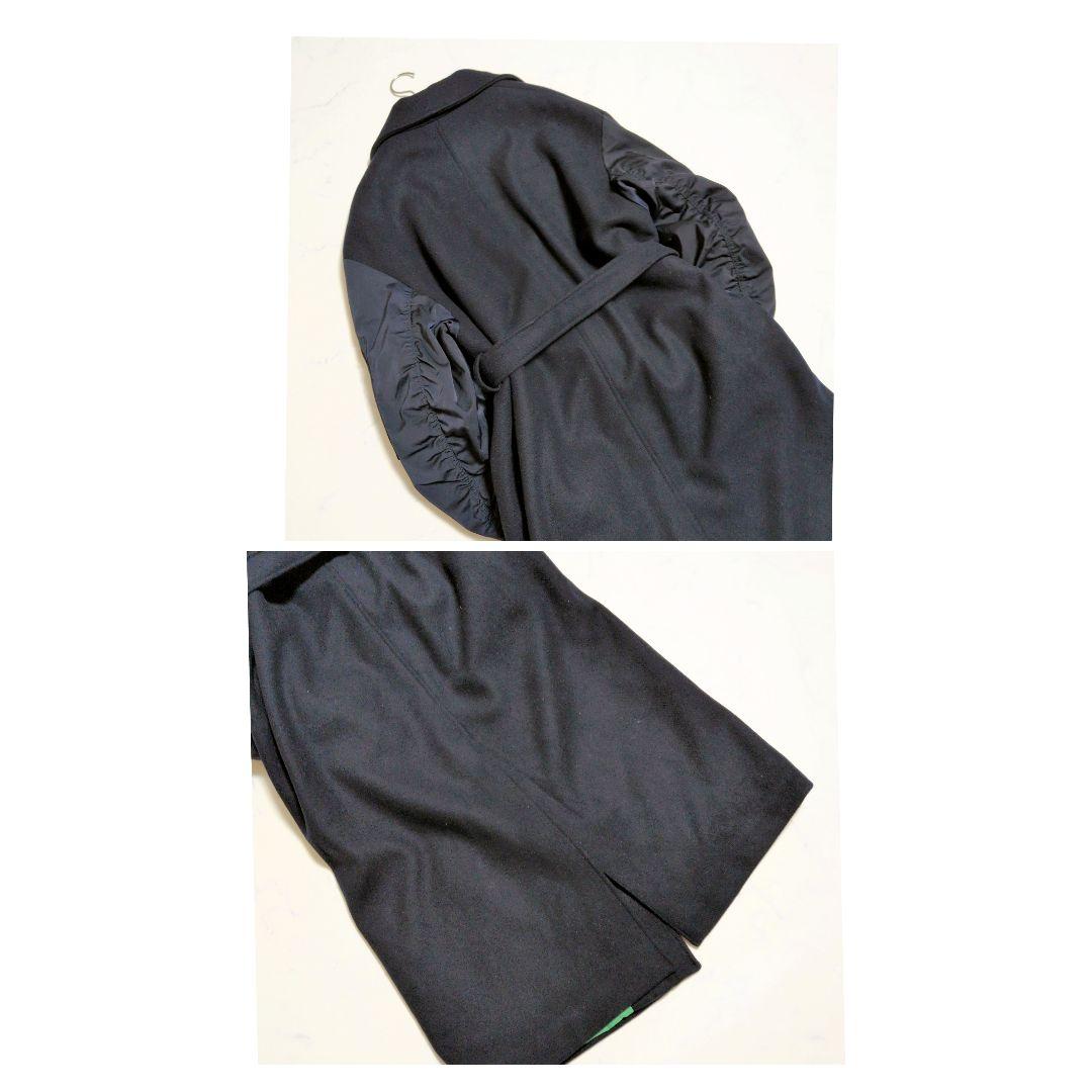 ザラ チェスター マッチングボンバーコート MA1 マキシ丈 М 紺 緑 完売