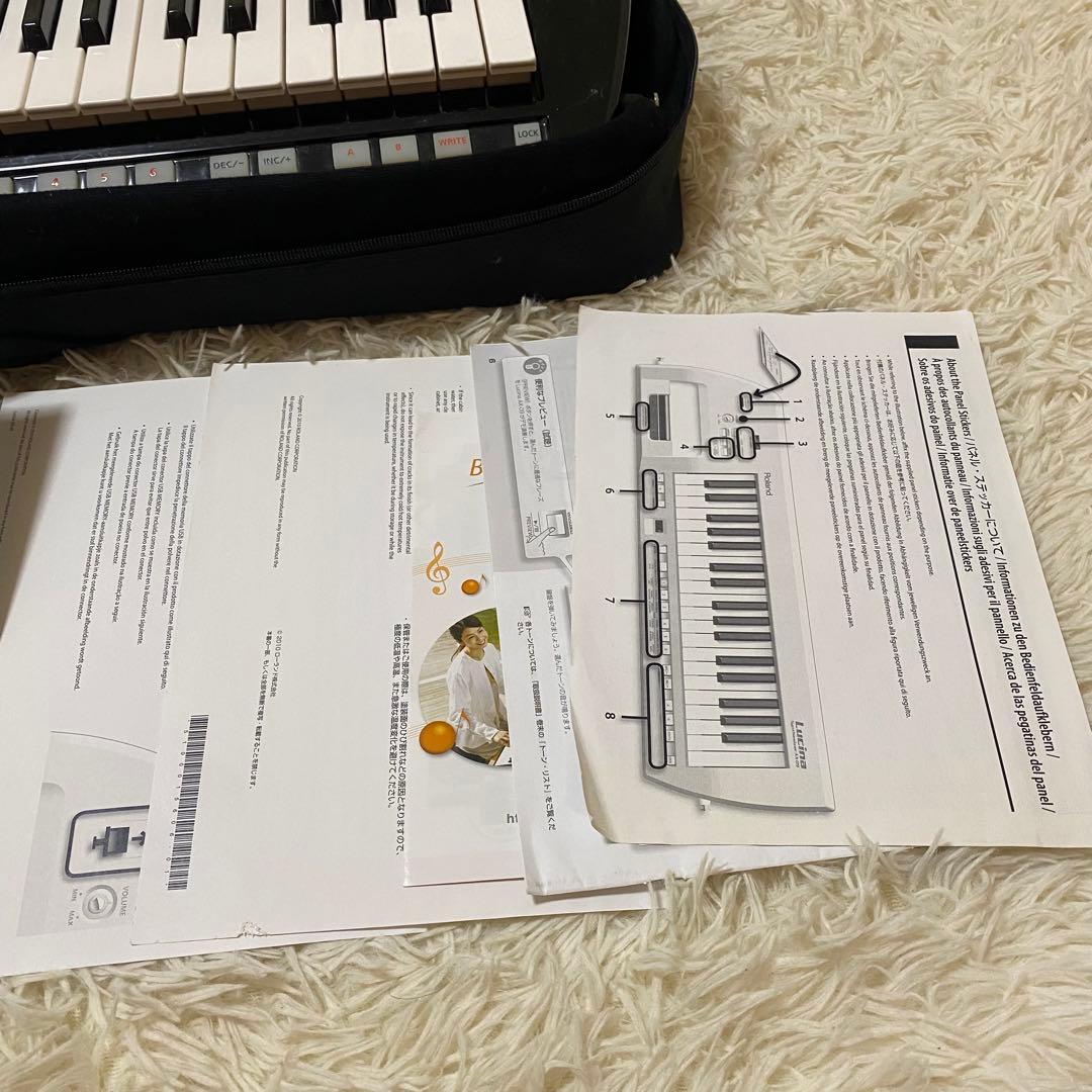 取説付 Roland ローランド Lucina AX-09 シンセサイザー 黒