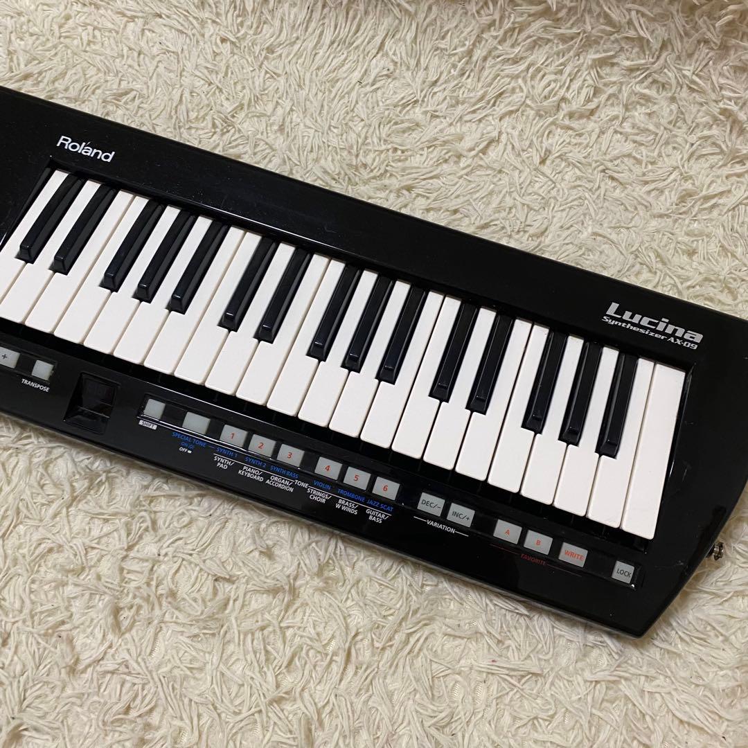 取説付 Roland ローランド Lucina AX-09 シンセサイザー 黒