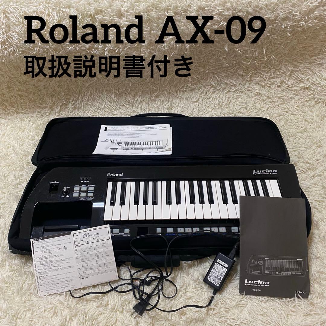 取説付 Roland ローランド Lucina AX-09 シンセサイザー 黒