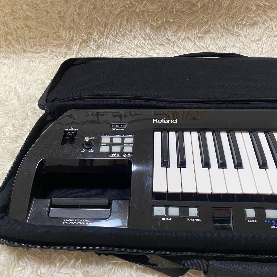 取説付 Roland ローランド Lucina AX-09 シンセサイザー 黒