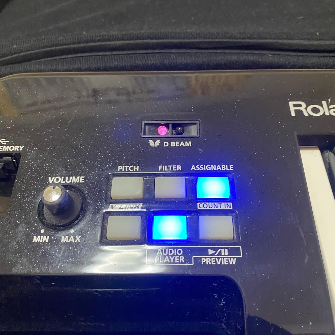 取説付 Roland ローランド Lucina AX-09 シンセサイザー 黒