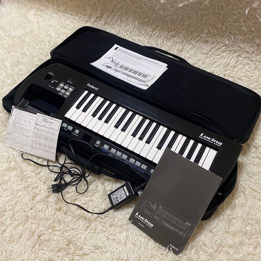 取説付 Roland ローランド Lucina AX-09 シンセサイザー 黒