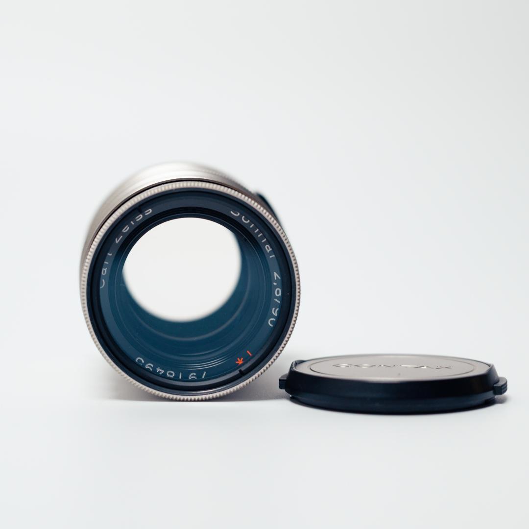 CONTAX T* 90mm F2.8 (Gマウント) 純正ポーチ・フィルター付