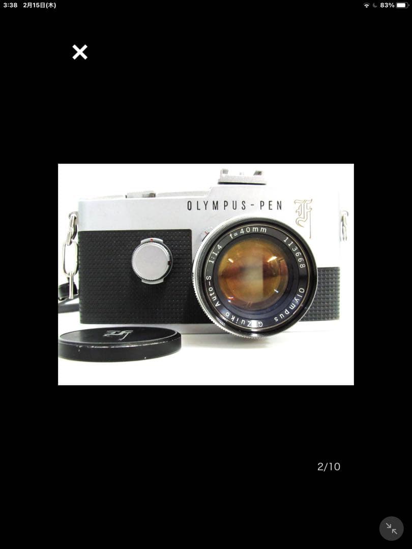 OLYMPUS PEN フィルムカメラ 40mmレンズ