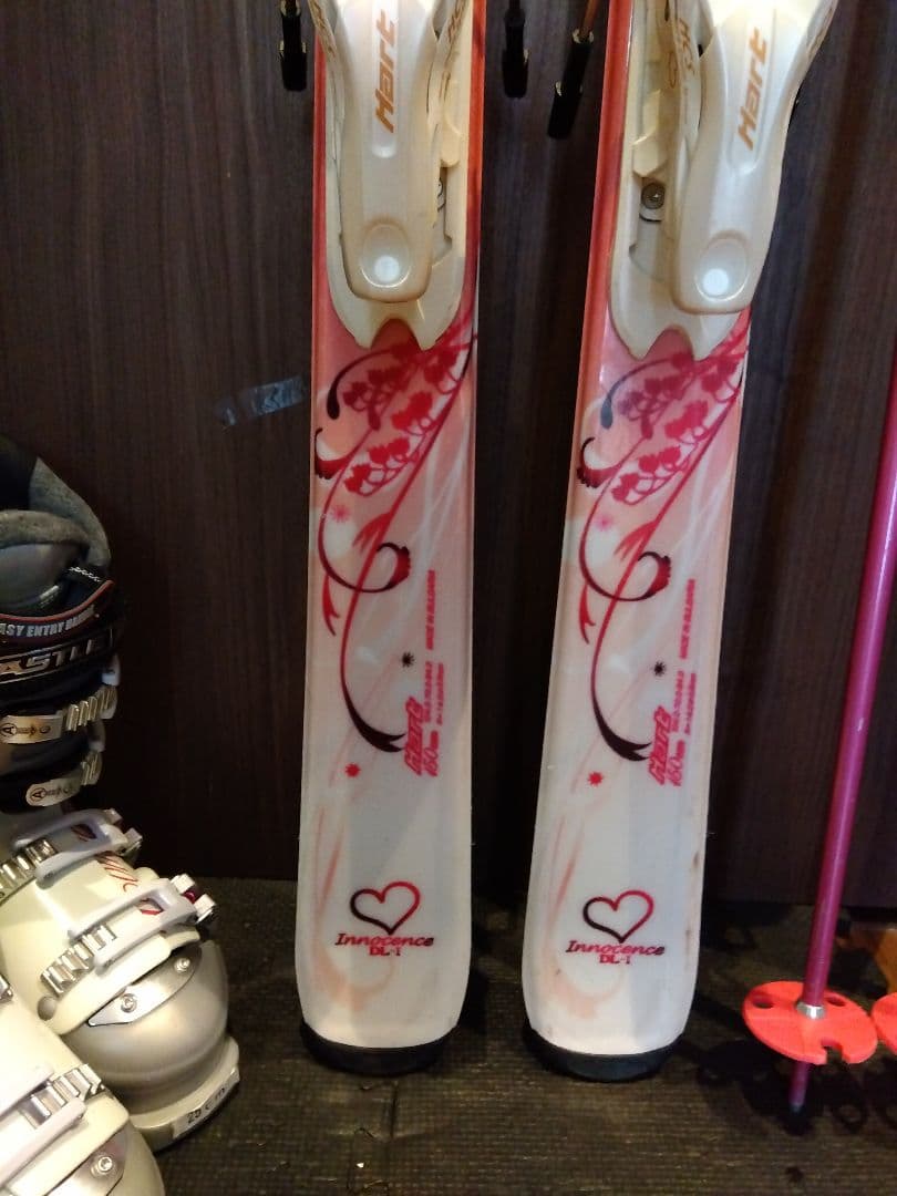 ✨️綺麗✨️HART/学生・レディース用/スキーセット/メンテ・WAX済み✔軽量