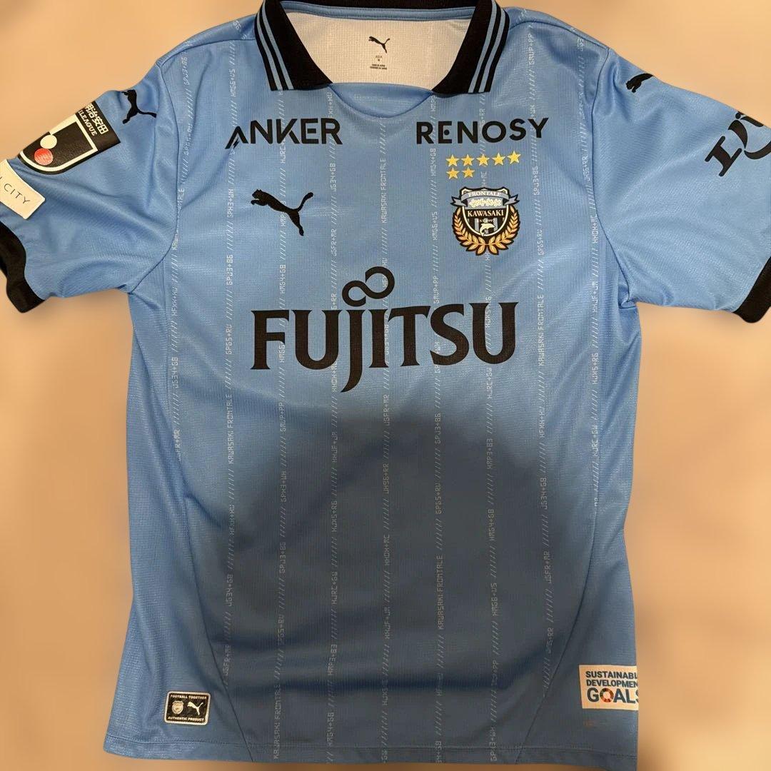川崎フロンターレ 2025 1st ユニフォーム 伊藤達哉　17 M