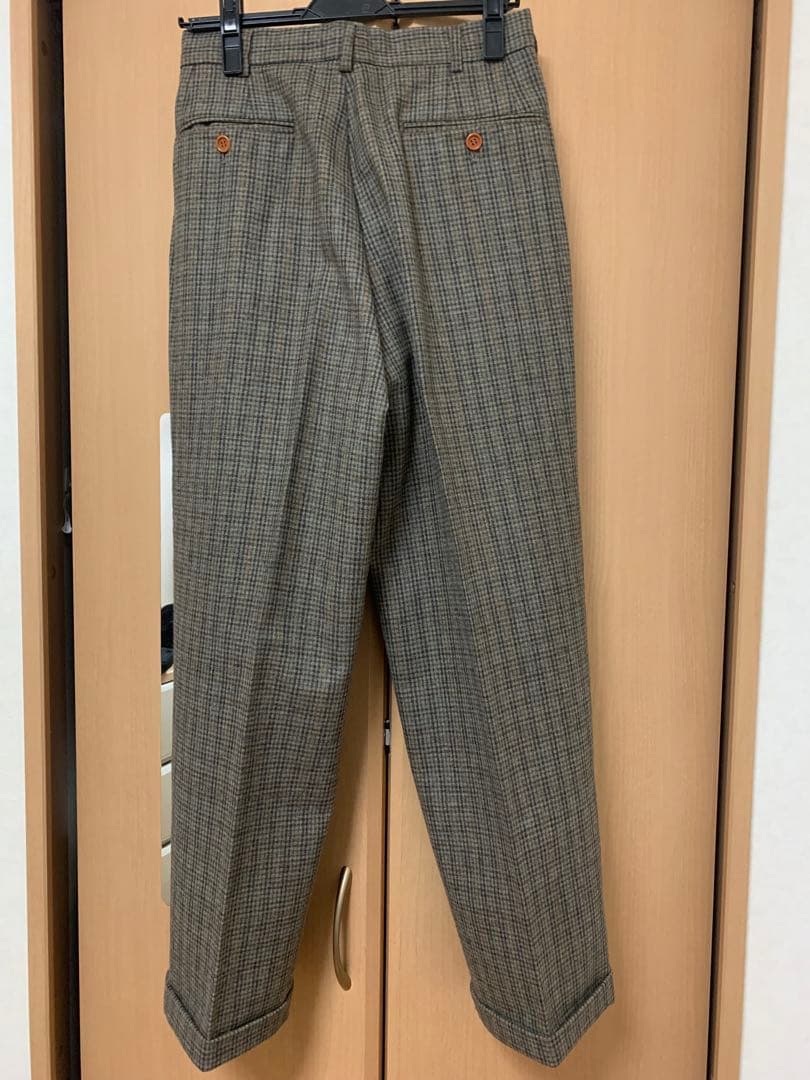 c.p.company 古着　チェックスラックス