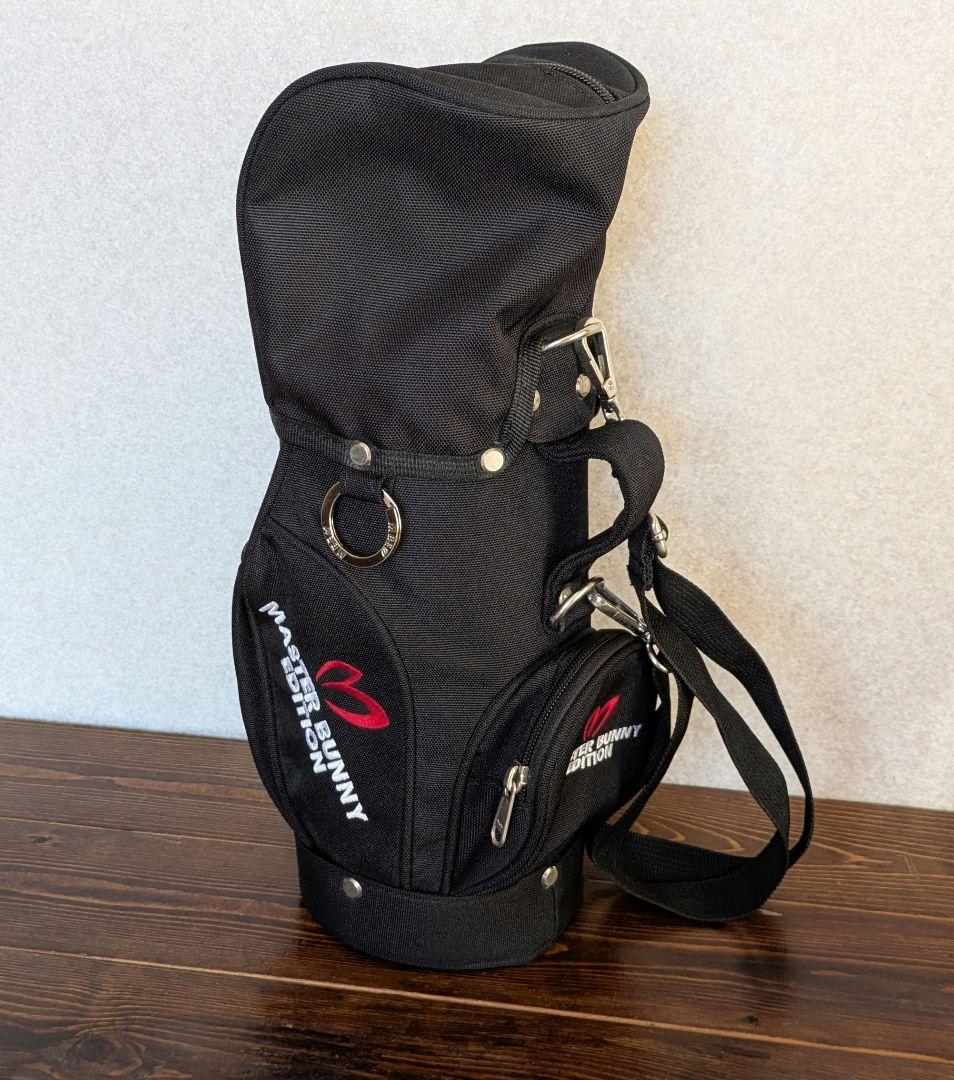 マスターバニー　キャディバッグ型ミニバッグ　黒