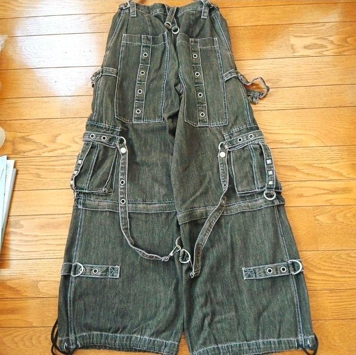 ディカプリオ　trippnyc カーゴパンツ　xu限定　グレー　デニム