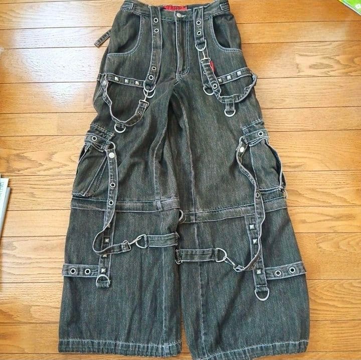 ディカプリオ　trippnyc カーゴパンツ　xu限定　グレー　デニム