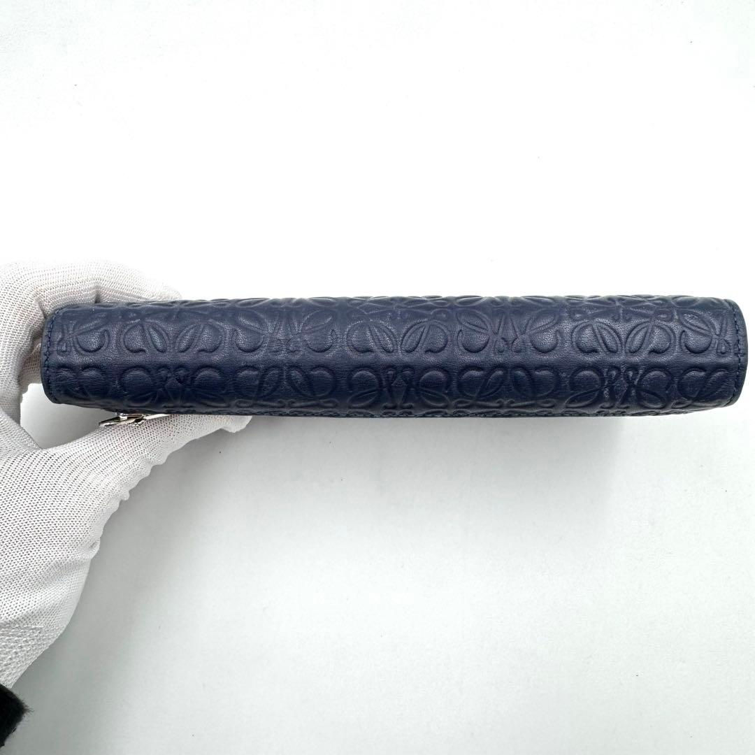 LOEWE リピートアナグラム　長財布　二つ折り　小銭入れあり　保存袋付き