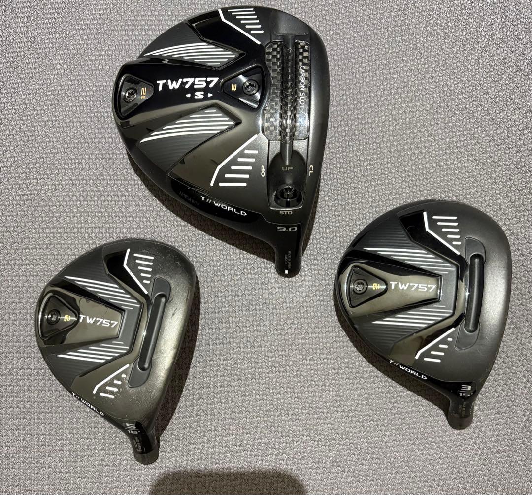 HONMA TW757 1W9° 3W15° 5W18° ヘッドのみ