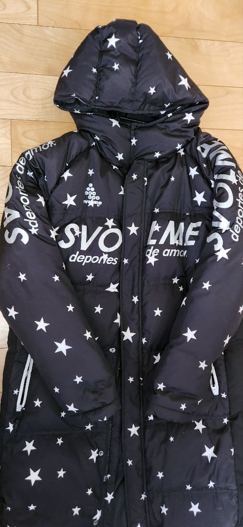 Svolme スボルメ 星柄 フード付きベンチコート