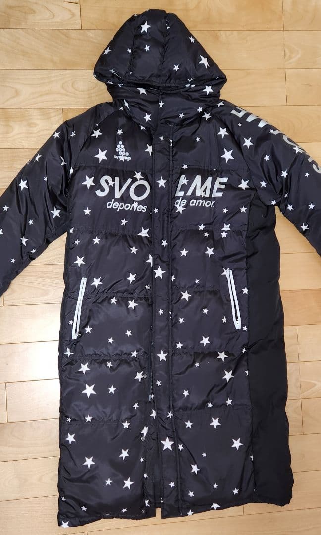 Svolme スボルメ 星柄 フード付きベンチコート