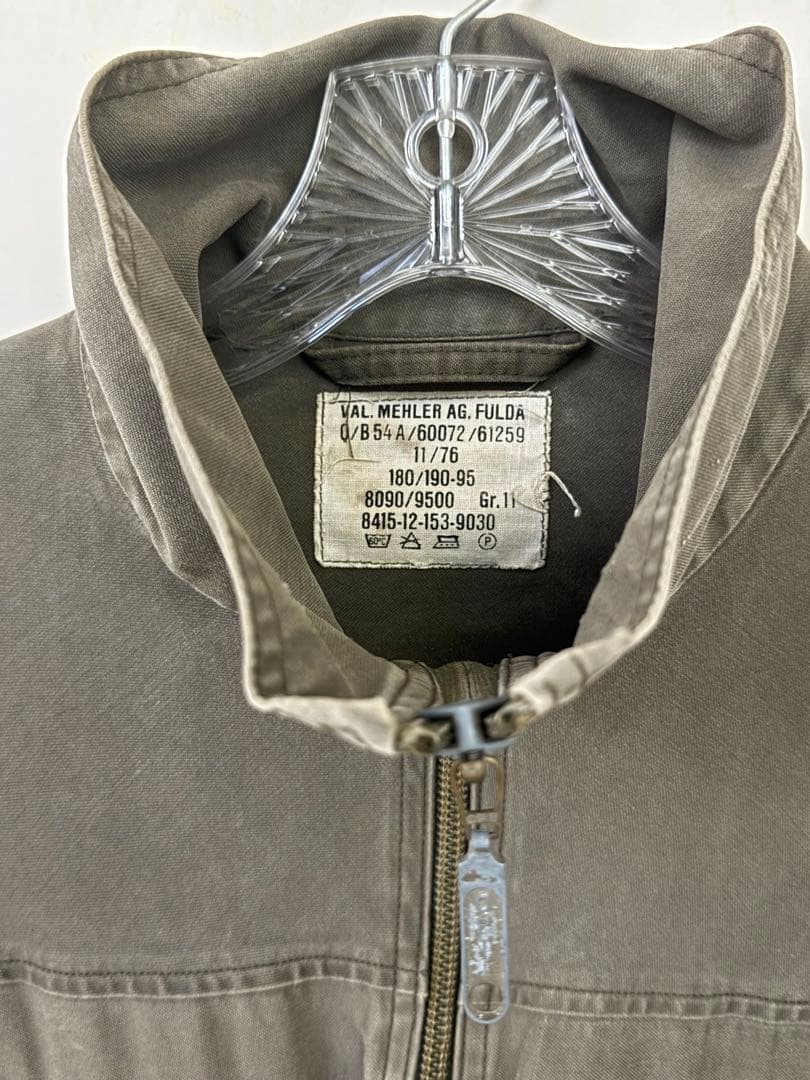 ドイツ軍　フライトスーツ　カバーオール　70年代