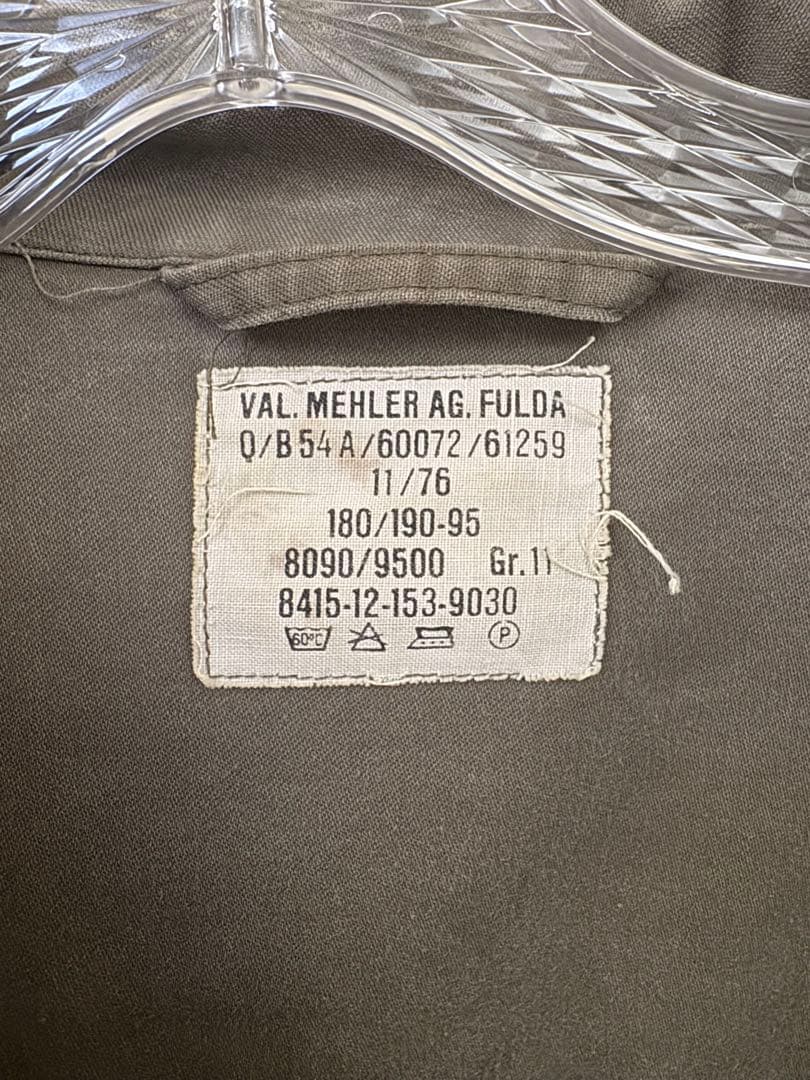 ドイツ軍　フライトスーツ　カバーオール　70年代