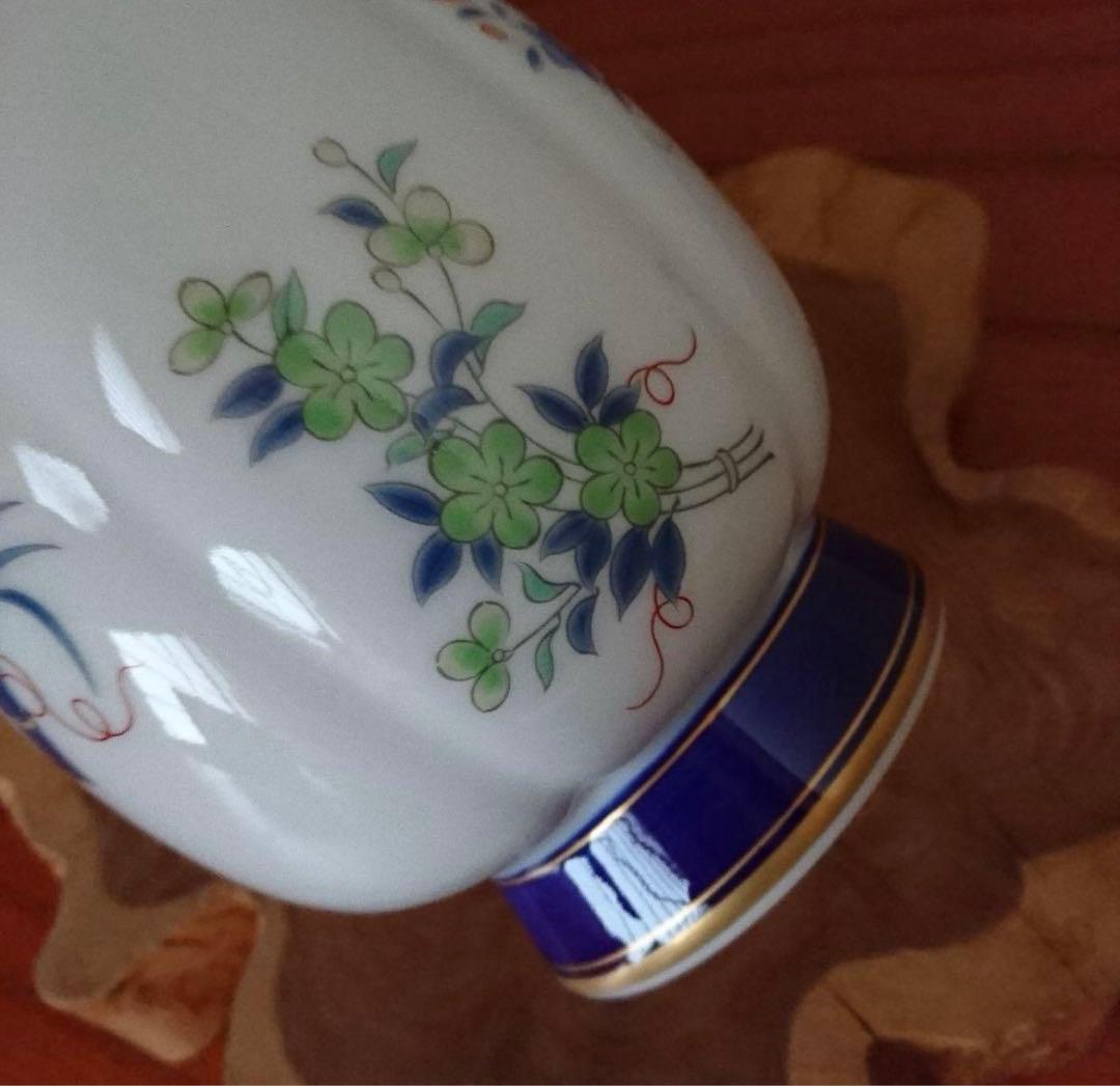 深川製磁 四季の花 花瓶