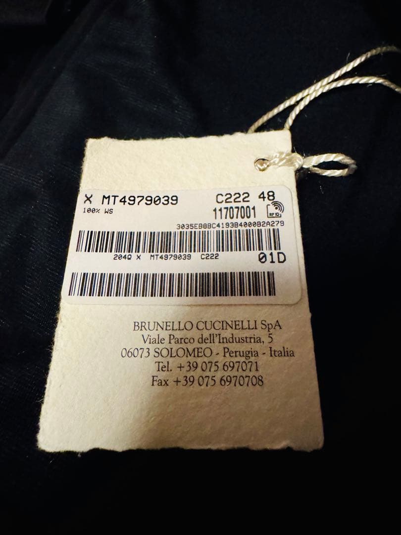 ★最終セール☆ 定価150万円ブルネロクチネリ　チェスターコート ベージュ 48