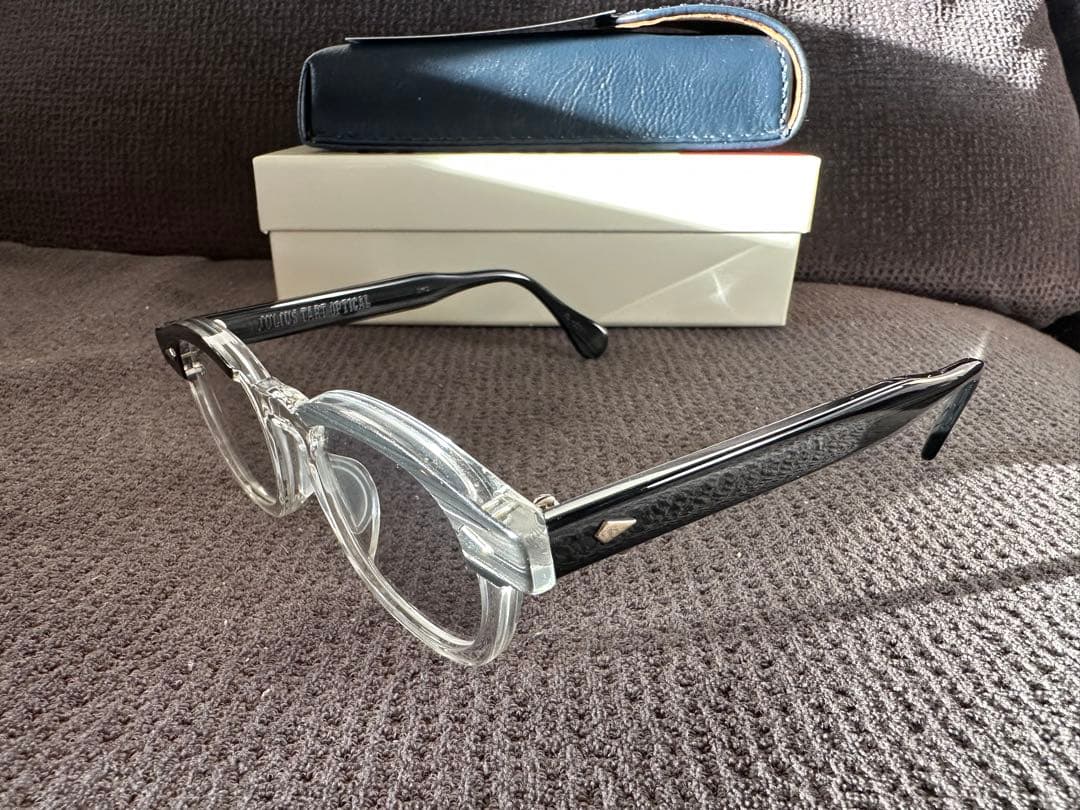 極美品JULIUS TART OPTICAL AR 44-22 度なし調光レンズ