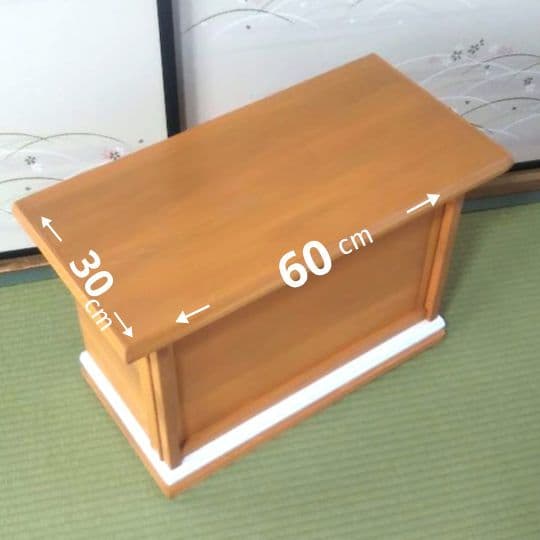 木製家具ハンドメイド/落語テーブル/文机/ボックス型テーブル/飾りテーブル/机