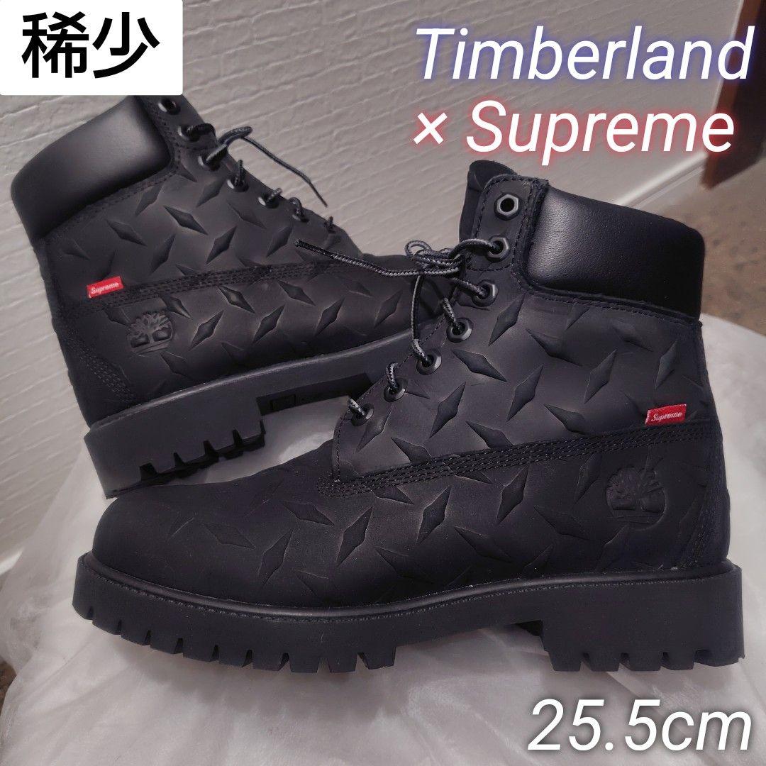 稀少☆Supreme×Timberland Diamond Plate 6インチ