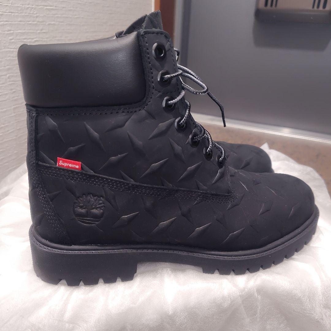 稀少☆Supreme×Timberland Diamond Plate 6インチ