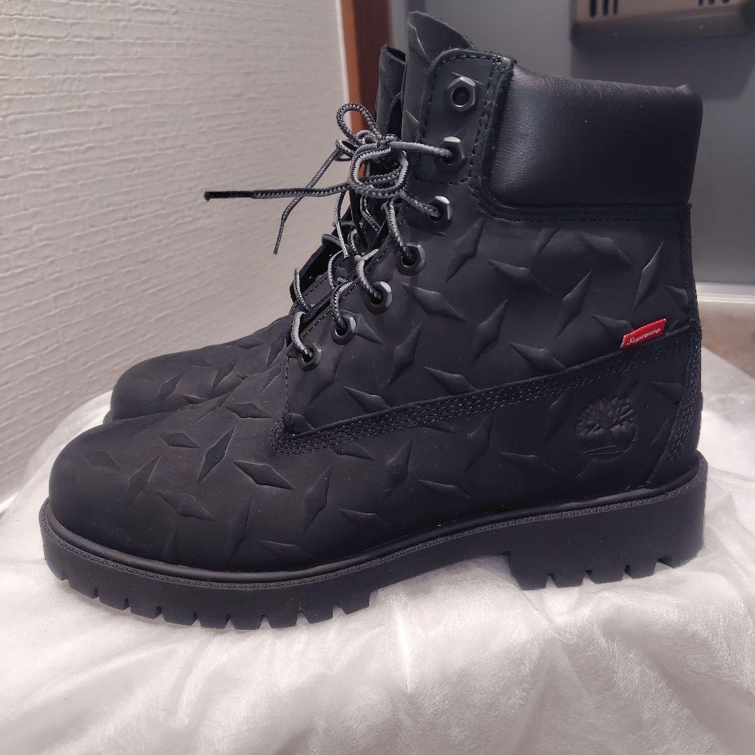 稀少☆Supreme×Timberland Diamond Plate 6インチ