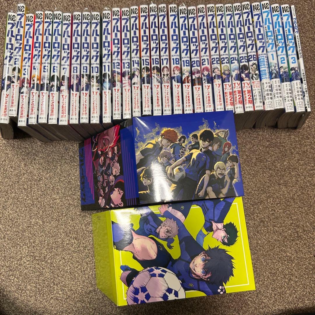 ブルーロック 1〜26巻セット＋EPISODE凪1～3巻セット＋キャラクター