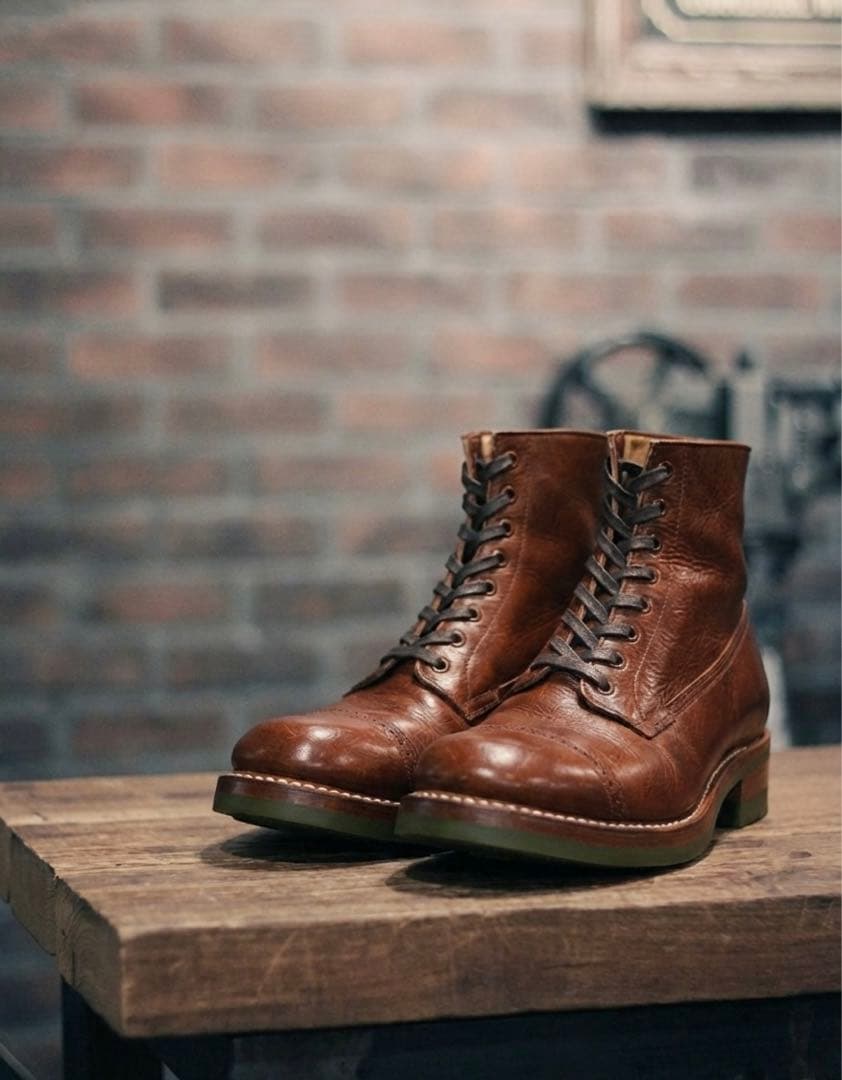 vintage boots brass tokyoカスタムus6.5