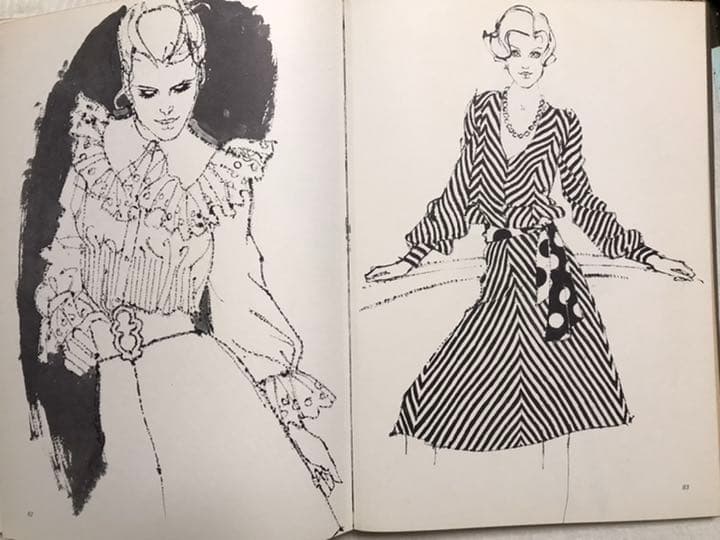 ファニー　ダルナ画集　フランス、パリの女性のシンプルでおしゃれなスタイル画