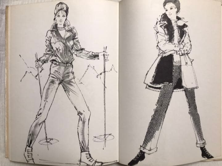 ファニー　ダルナ画集　フランス、パリの女性のシンプルでおしゃれなスタイル画