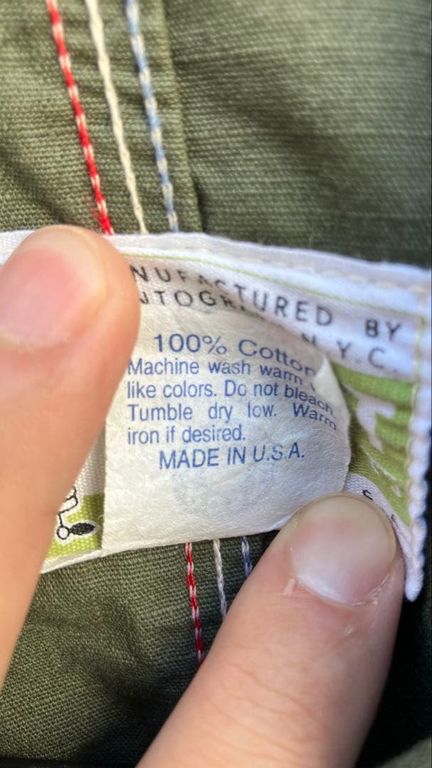 G*Y様 POST OVERALLS カバーオール S オリーブグリーン