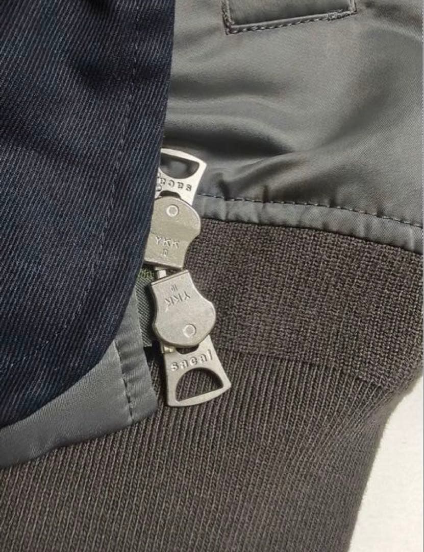 Sacai 2022 MA-1 SCM−050 ドッキング ブルゾン