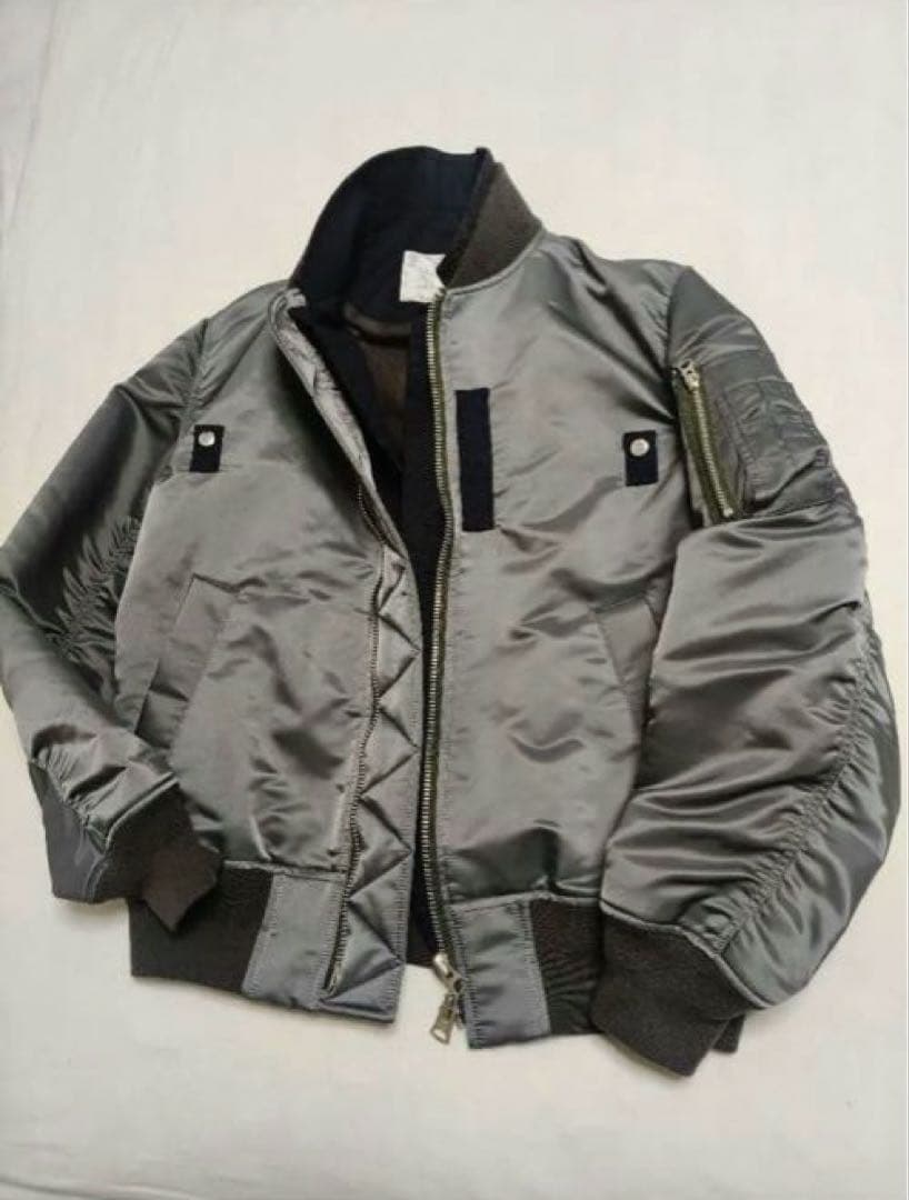 Sacai 2022 MA-1 SCM−050 ドッキング ブルゾン