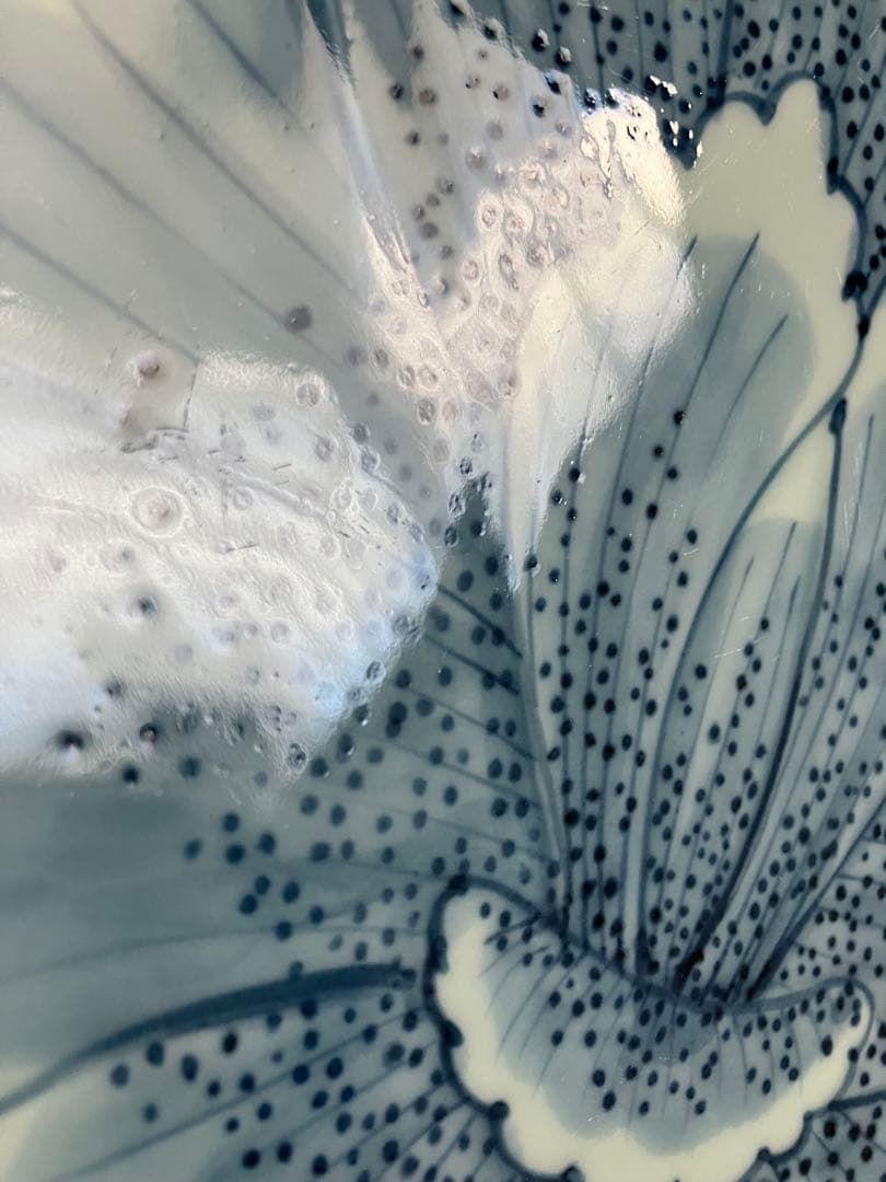 藤太郎窯★染付花弁③セット★大皿盛皿★小皿★取皿★豆皿