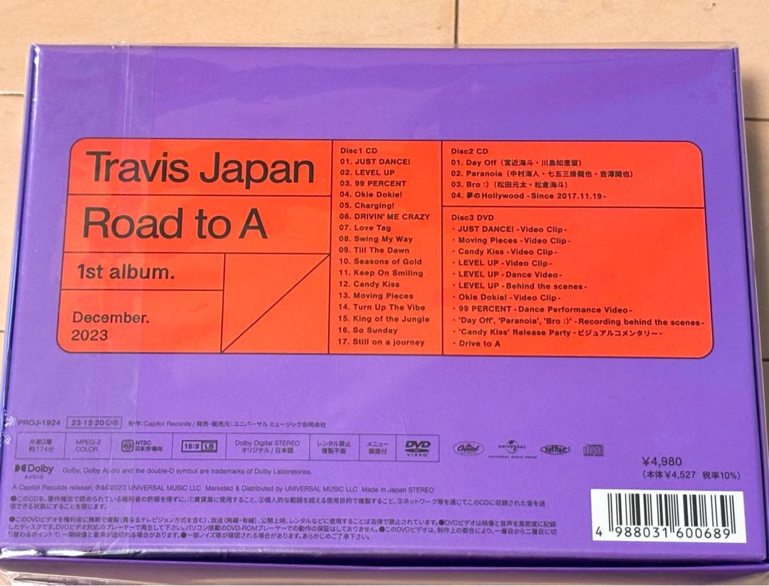 美品 TravisJapan アルバム Road to A FC限定盤 DVD