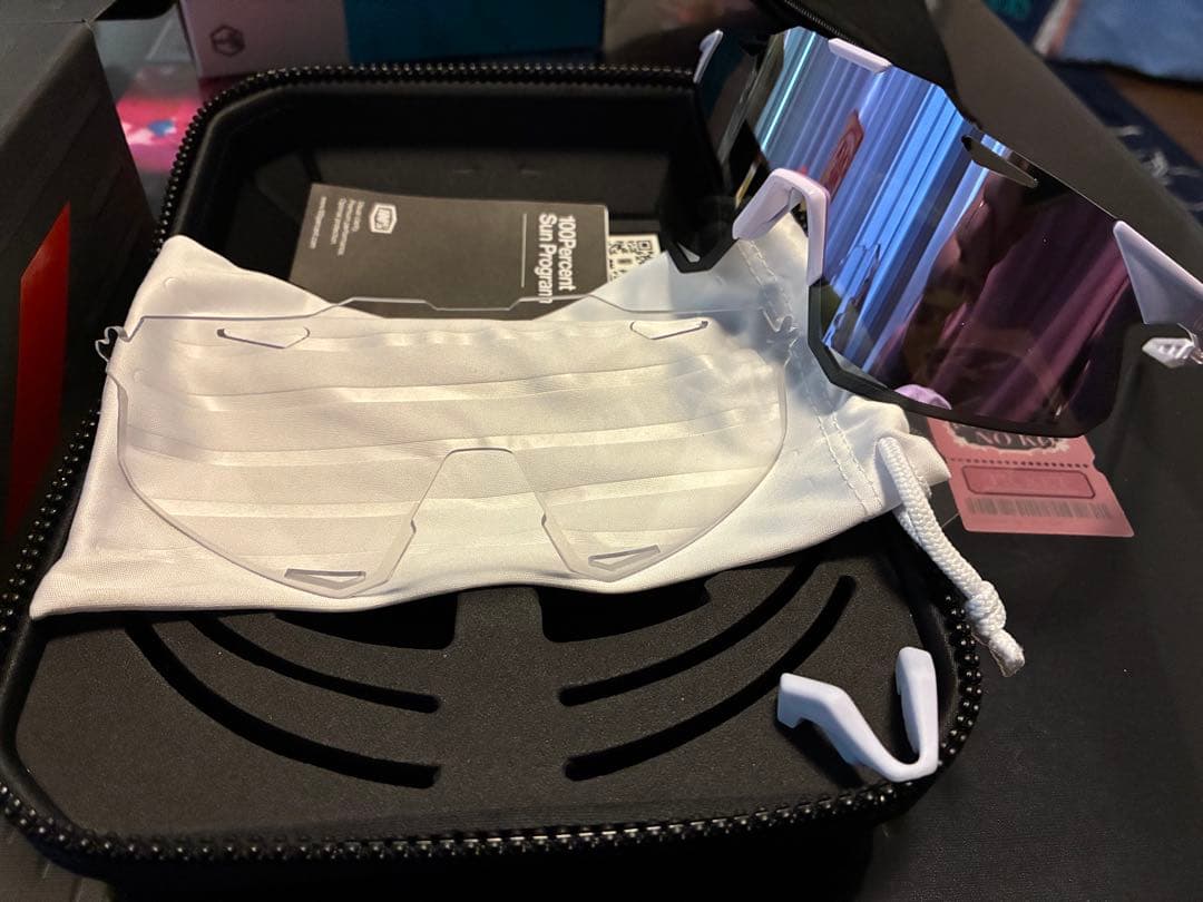 100% HYPERCRAFT サングラス ラベンダー