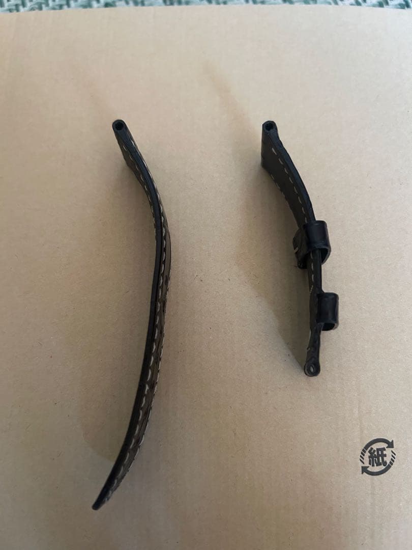 ブラウンレザーベルト クロコダイル型押し　Dバックル　42ミリケース