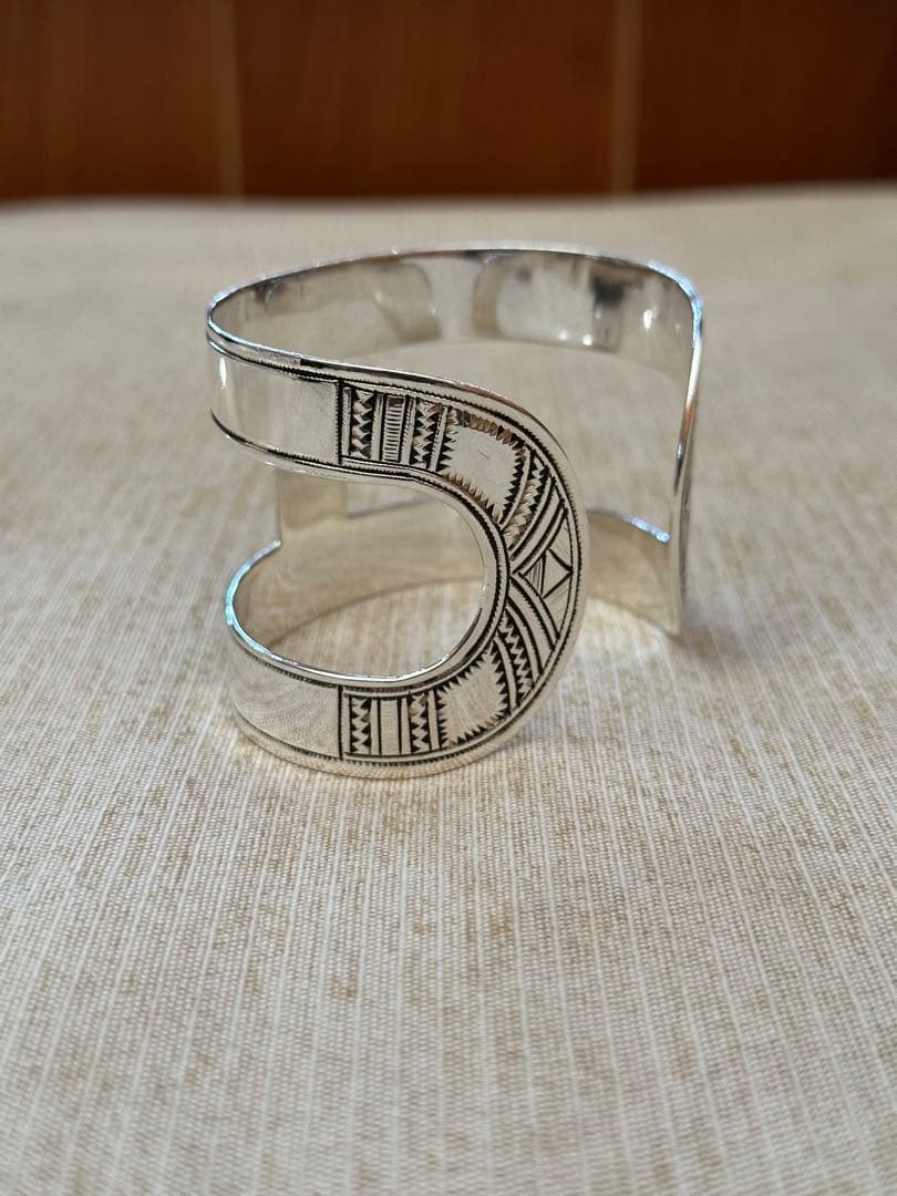 HERMES エルメス アノーブレスレット トゥアレグ GM バングル