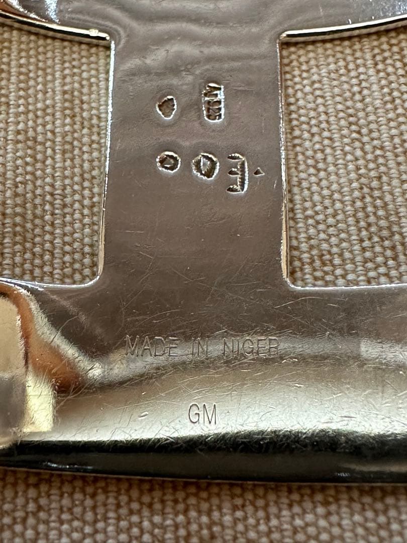 HERMES エルメス アノーブレスレット トゥアレグ GM バングル