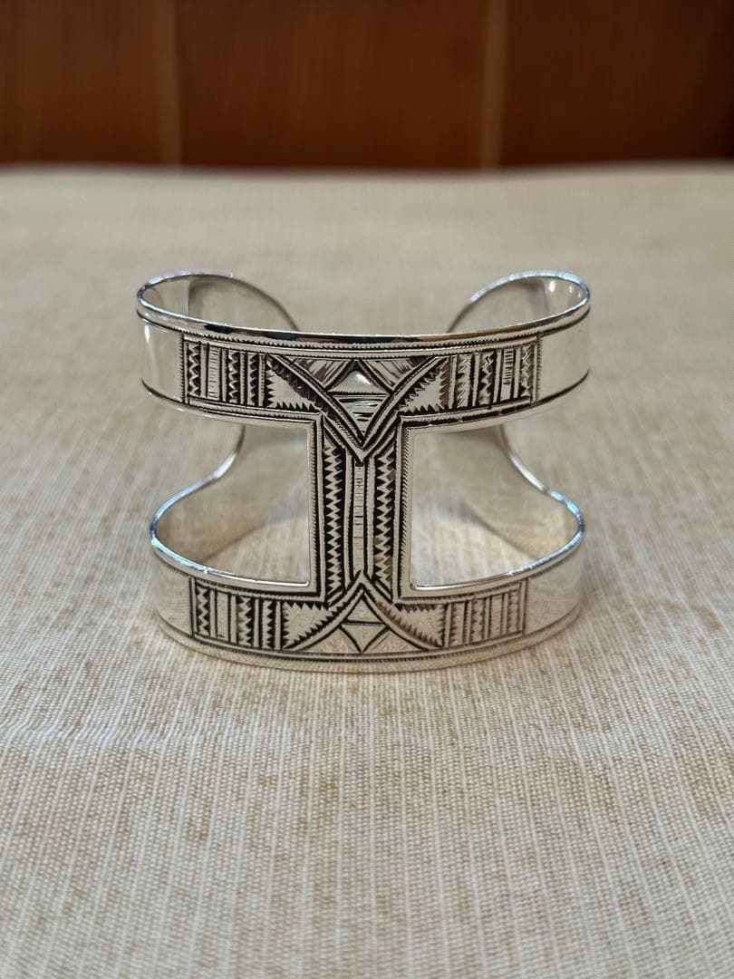 HERMES エルメス アノーブレスレット トゥアレグ GM バングル