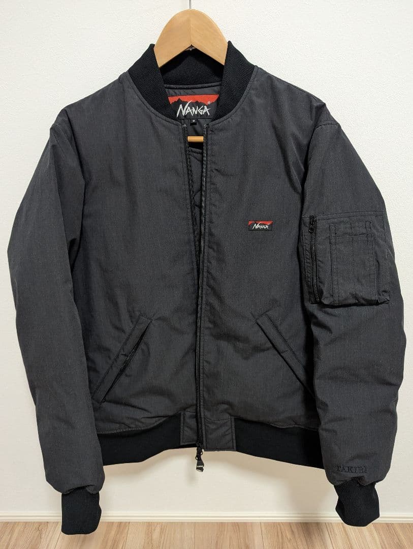 NANGA ヒノックダウンジャケット　MA-1 チャコール