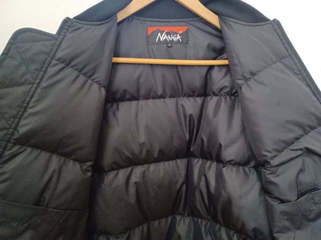 NANGA ヒノックダウンジャケット　MA-1 チャコール