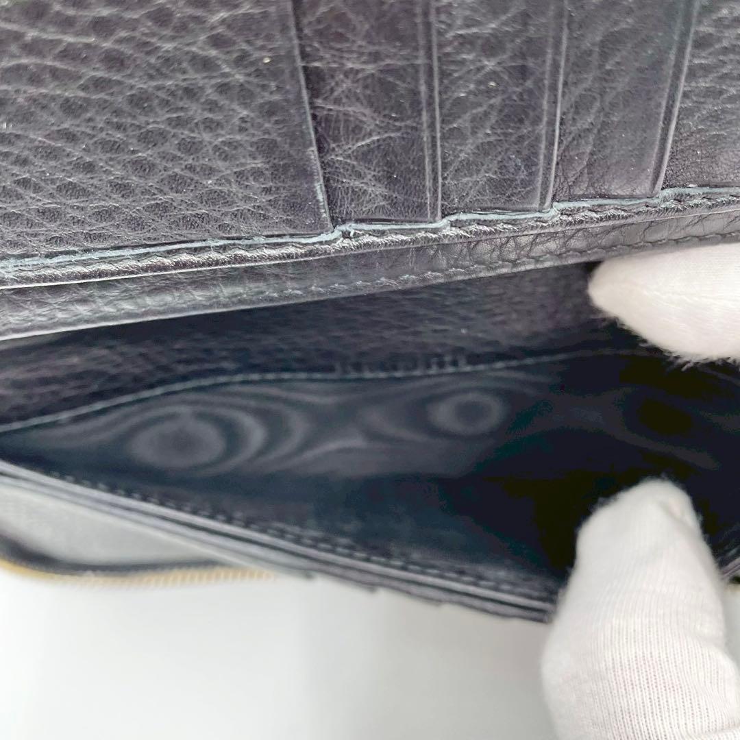 良品　グッチ　長財布　ソーホー　ダブルジップ　インターロッキング　ユニセックス